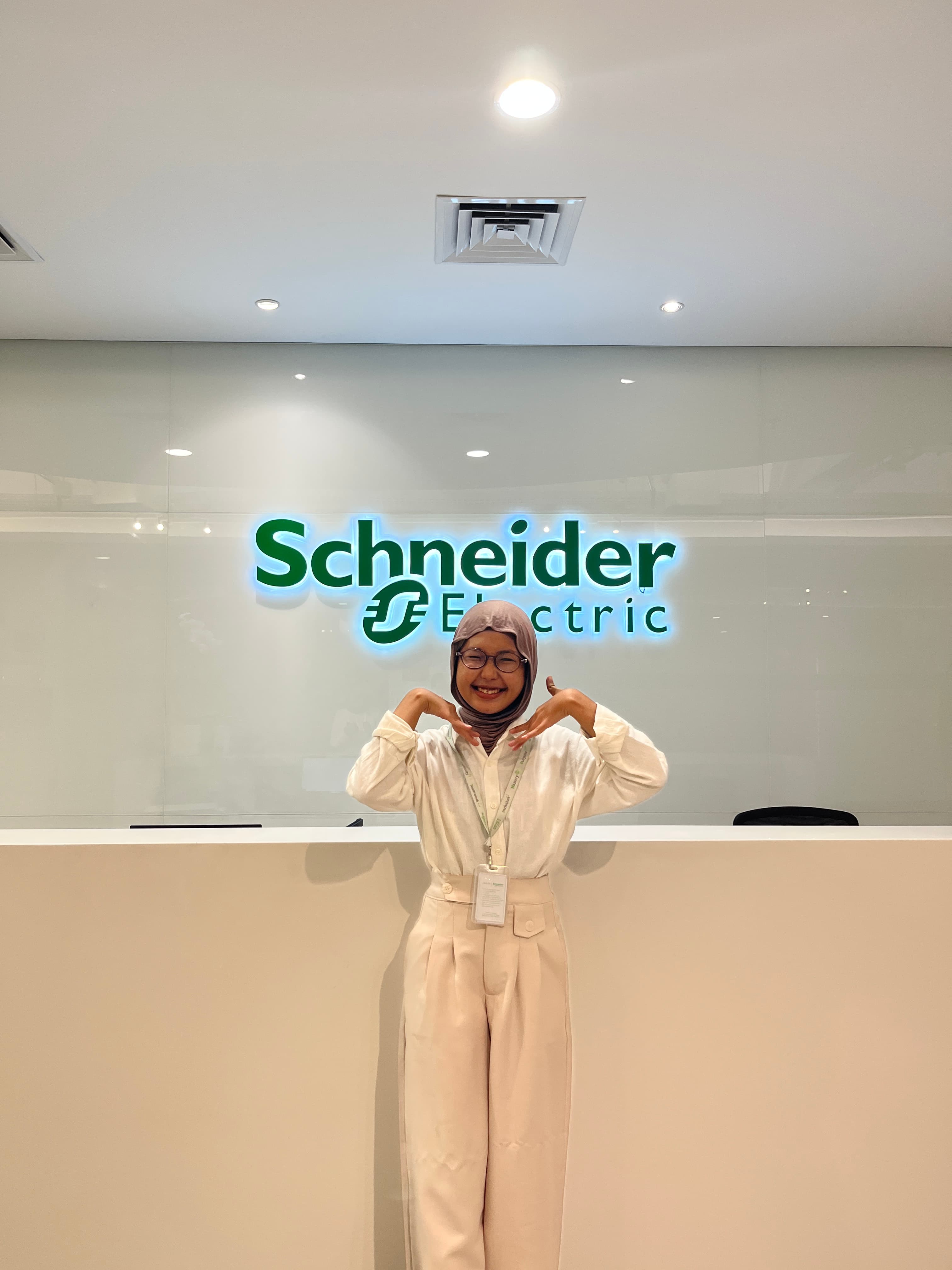 Maghfira at Schneider Electric Indonesia
